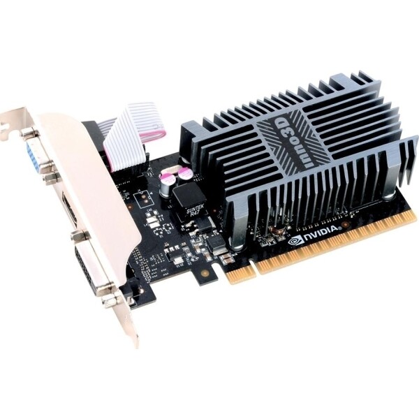 Inno 3D GeForce GT 710 2GB GDDR3 LP Κάρτα Γραφικών Κωδικός N710-1SDV-E3BX