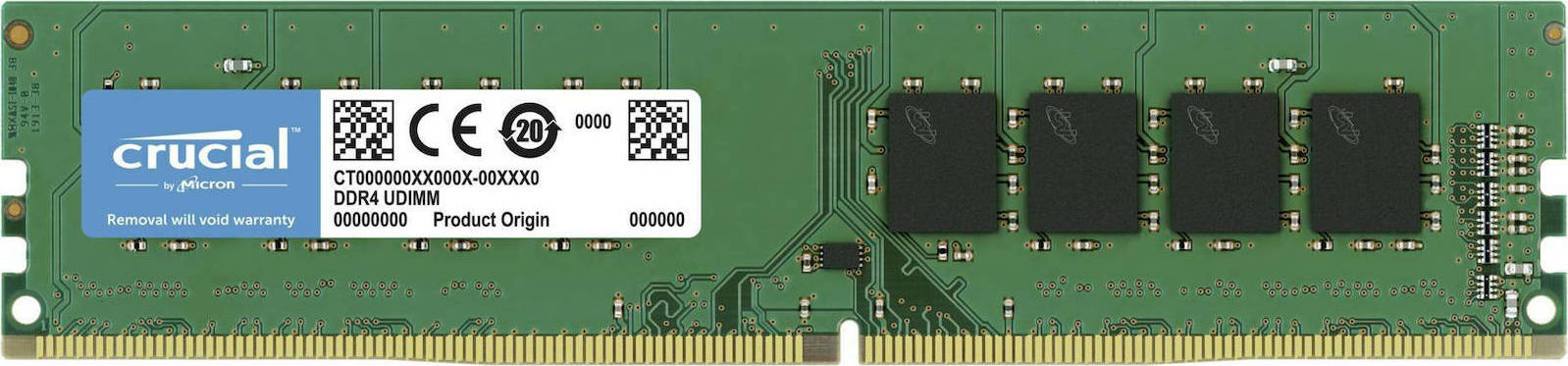 Crucial DDR4 με Module 1x16GB και Ταχύτητα 3200 για Desktop Κωδικός CT16G4DFRA32A