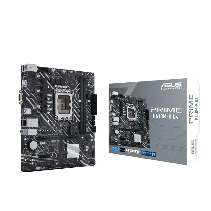 Asus Prime H610M-K D4 Motherboard Micro ATX με Intel 1700 Socket