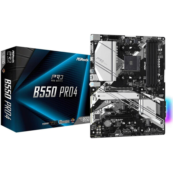 ASRock B550 Pro4 Motherboard ATX με AMD AM4 Socket