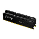 Kingston Fury Beast DDR5 64GB RAM με 2x32GB Modules και Ταχύτητα 5600 για Desktop Κωδικός KF556C40BBK2-64