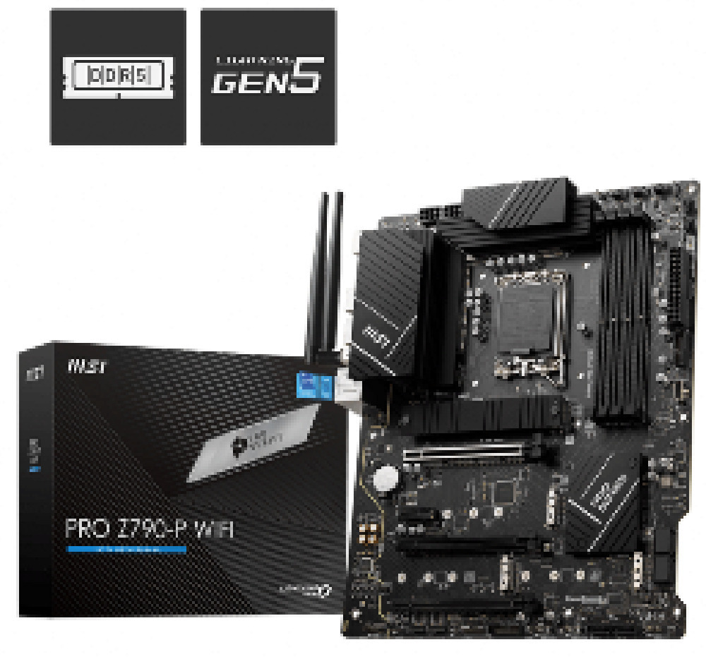 MSI PRO Z790-P WIFI Motherboard ATX με Intel 1700 Socket