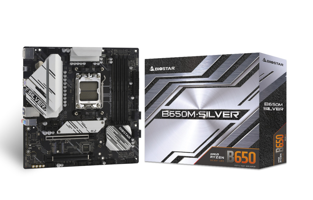 Biostar B650M-Silver Ver. 5.x Motherboard Micro ATX με AMD AM5 Socket