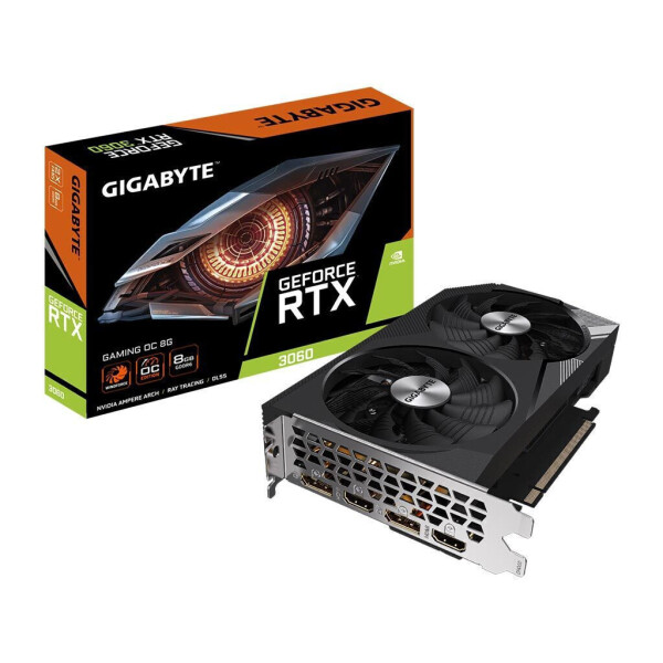 Gigabyte GeForce RTX 3060 rev. 2.0 8GB GDDR6 GAMING OC Κάρτα Γραφικών Κωδικός GV-N3060GAMING OC-8GD
