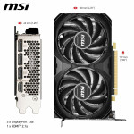MSI GeForce RTX 4060 Ti 8GB GDDR6 VENTUS 2X BLACK E1 OC Κάρτα Γραφικών
