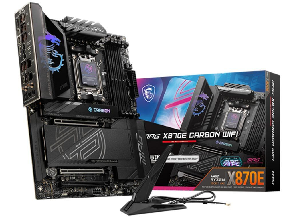 MSI MPG X870E CARBON WIFI Motherboard ATX με AMD AM5 Socket