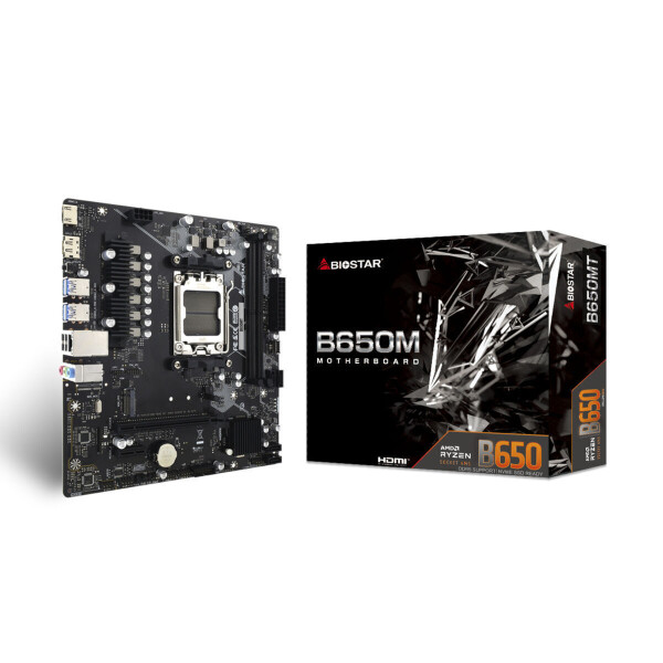 Biostar B650MT Motherboard Micro ATX με AMD AM5 Socket
