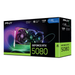 PNY GeForce RTX 5080 16GB GDDR7 EPIC-X RGB Overclocked Κάρτα Γραφικών Κωδικός VCG508016TFXXPB1-O