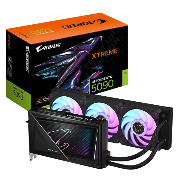 Gigabyte GeForce RTX 5090 32GB GDDR7 Xtreme Waterforce Κάρτα Γραφικών Κωδικός GV-N5090AORUSX W-32GD