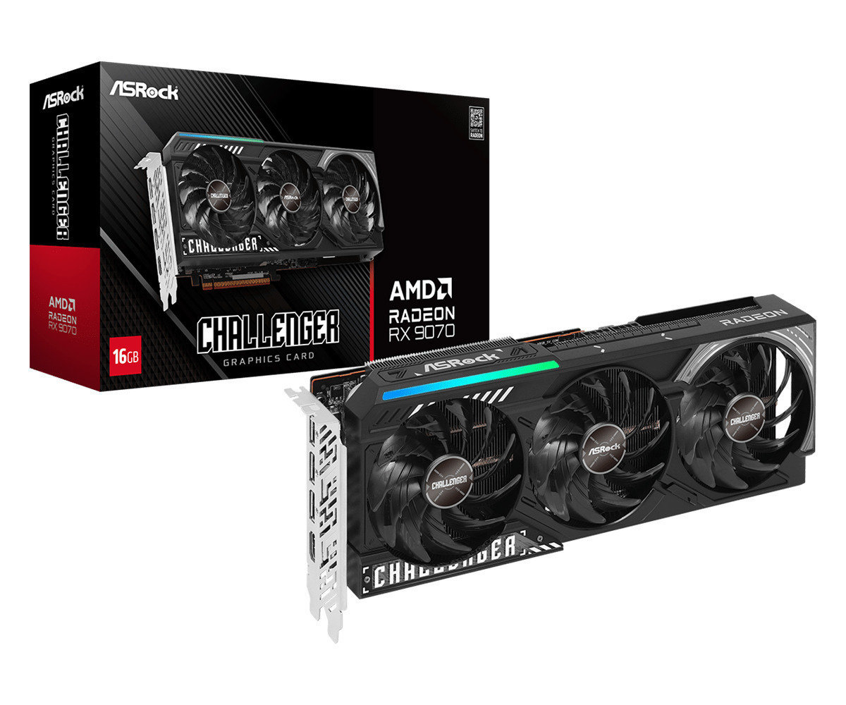 ASRock Radeon RX 9070 16GB GDDR6 Challenger Κάρτα Γραφικών