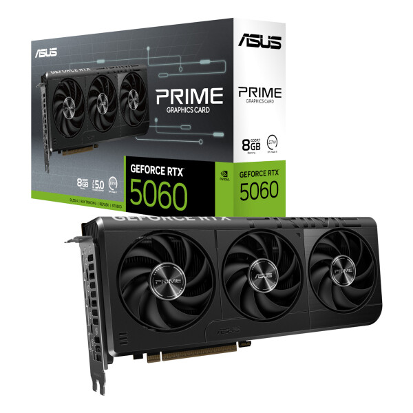 Asus GeForce RTX 5060 8GB GDDR7 Prime Κάρτα Γραφικών Κωδικός 90YV0N11-M0NA00