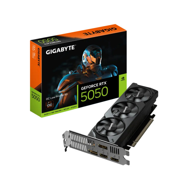 Gigabyte GeForce RTX 5050 8GB GDDR6 OC Low Profile Κάρτα Γραφικών Κωδικός GV-N5050OC-8GL