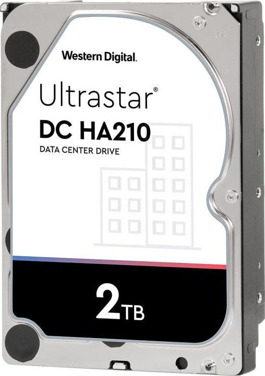 Western Digital Ultrastar DC HA210 2TB HDD Σκληρός Δίσκος 3.5 SATA III 7200rpm με 128MB Cache για Καταγραφικό / NAS / Server Κωδικός HUS722T2TALA604