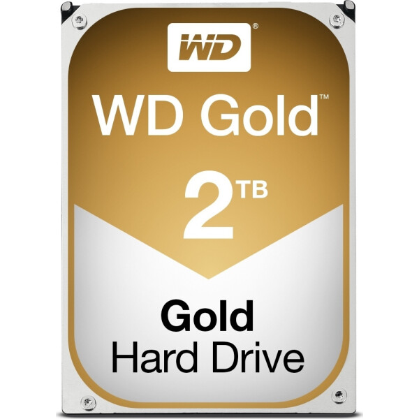 Western Digital Gold 2TB HDD Σκληρός Δίσκος 3.5 SATA III 7200rpm με 128MB Cache για Server / NAS / Desktop Κωδικός WD2005FBYZ