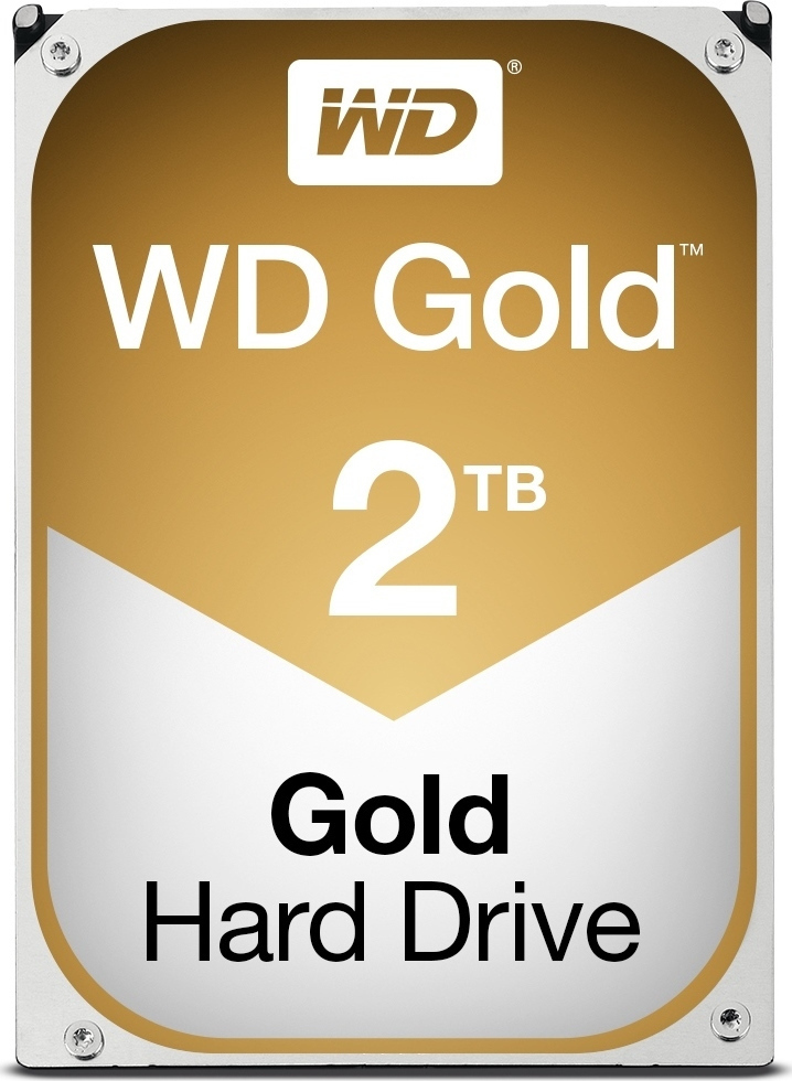 Western Digital Gold 2TB HDD Σκληρός Δίσκος 3.5 SATA III 7200rpm με 128MB Cache για Server / NAS / Desktop Κωδικός WD2005FBYZ