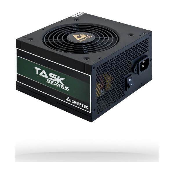 Chieftec Task Series 600W Μαύρο Τροφοδοτικό Υπολογιστή Full Wired 80 Plus Bronze