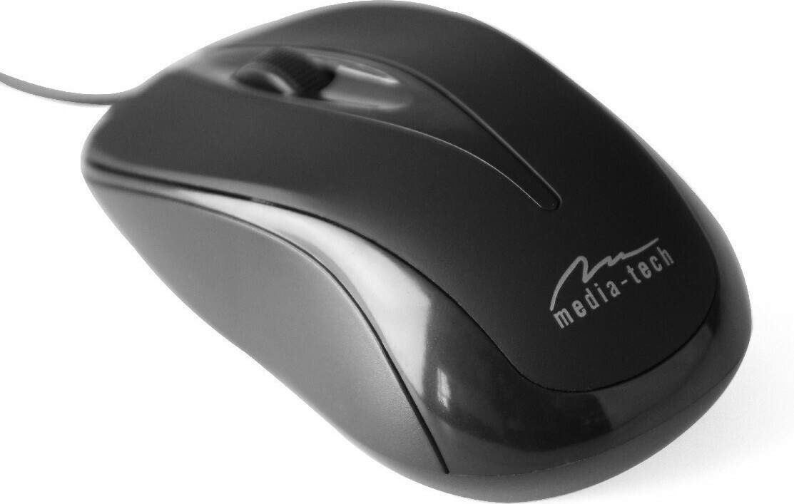 Media-Tech MT1091K Ενσύρματο Mini Ποντίκι Μαύρο