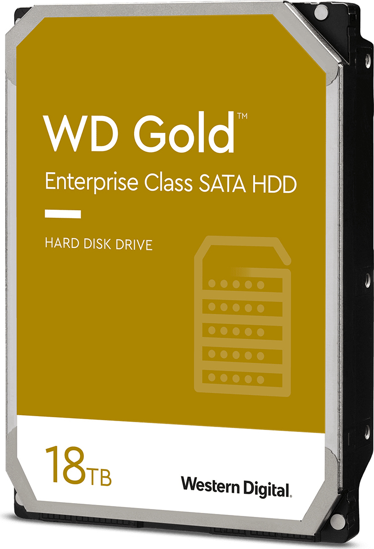 Western Digital Gold 18TB HDD Σκληρός Δίσκος 3.5 SATA III 7200rpm με 512MB Cache για Desktop / NAS / Server Κωδικός WD181KRYZ