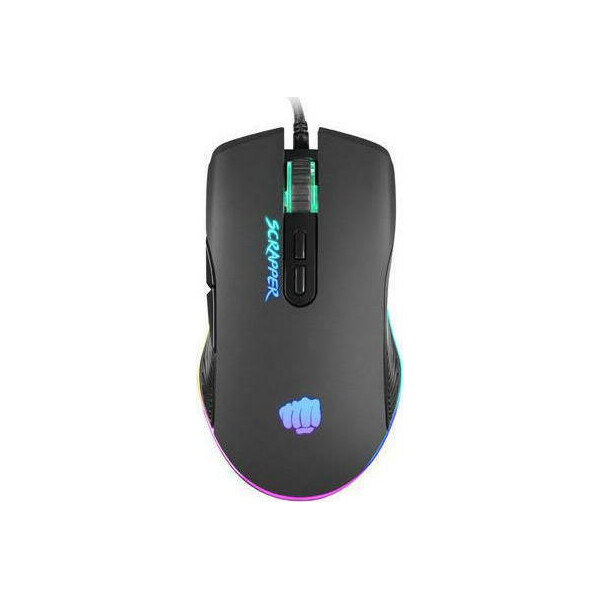 Natec Scrapper RGB Gaming Ποντίκι 6400 DPI Μαύρο