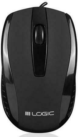 Logic LM-31 Ενσύρματο Ποντίκι Μαύρο