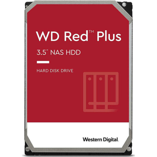 Western Digital Red Plus 10TB HDD Σκληρός Δίσκος 3.5 SATA III 7200rpm με 256MB Cache για NAS Κωδικός WD101EFBX