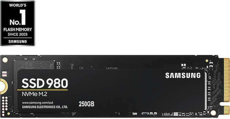 Samsung 980 SSD 250GB M.2 NVMe PCI Express 3.0 Κωδικός MZ-V8V250BW