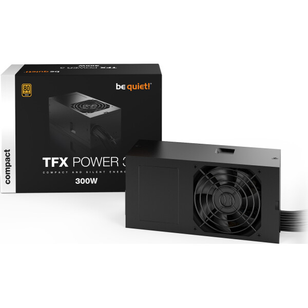Be Quiet TFX Power 3 300W Μαύρο Τροφοδοτικό Υπολογιστή Full Wired 80 Plus Gold