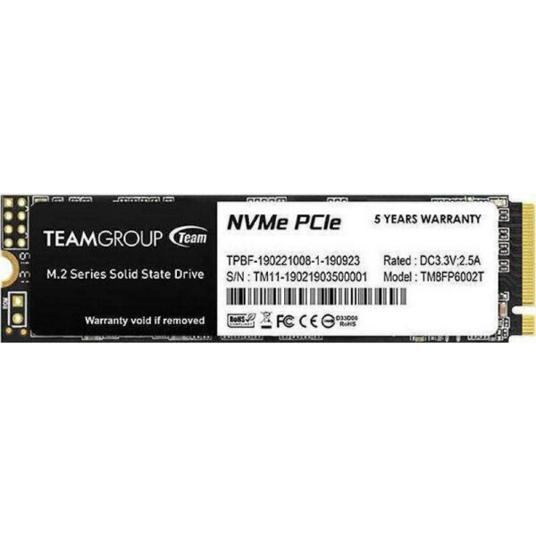 TeamGroup MP33 SSD 512GB M.2 NVMe PCI Express 3.0 Κωδικός TM8FP6512G0C101
