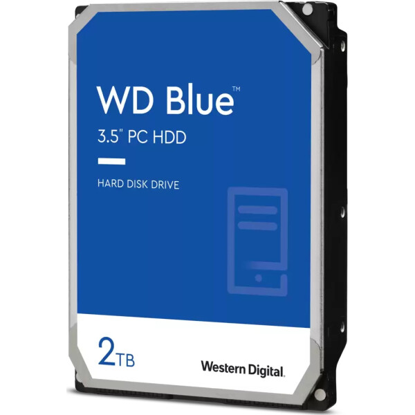 Western Digital Blue 2TB HDD Σκληρός Δίσκος 3.5 SATA III 7200rpm με 256MB Cache για Desktop Κωδικός WD20EZBX