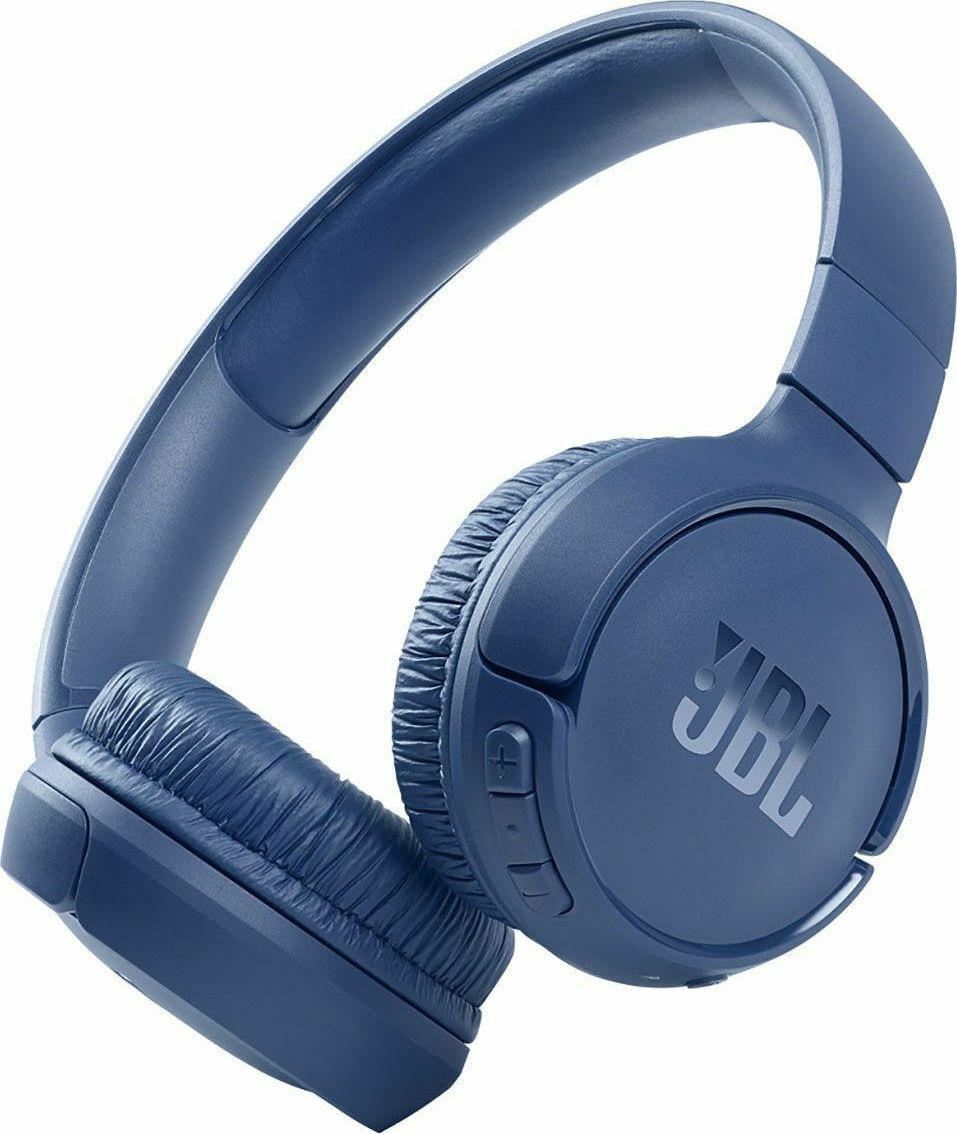 JBL Tune 510BT Ασύρματα / Ενσύρματα On Ear Ακουστικά με 40 ώρες Λειτουργίας και Quick Charge Μπλε JBLT510BTBLUEU