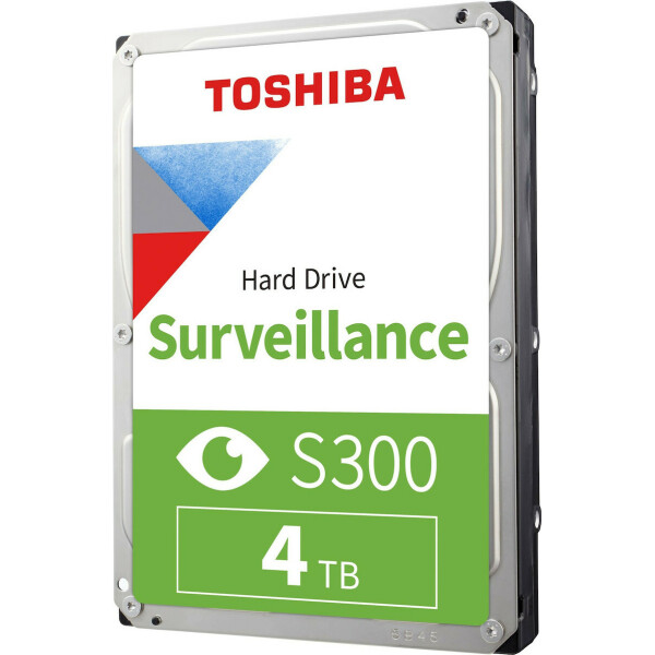 Toshiba S300 Surveillance 4TB HDD Σκληρός Δίσκος 3.5 SATA III 5400rpm με 128MB Cache για Καταγραφικό Κωδικός HDWT840UZSVA