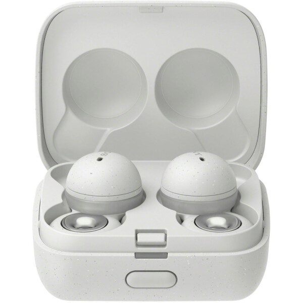 Sony LinkBuds Bluetooth Handsfree Ακουστικά με Αντοχή στον Ιδρώτα και Θήκη Φόρτισης Λευκά