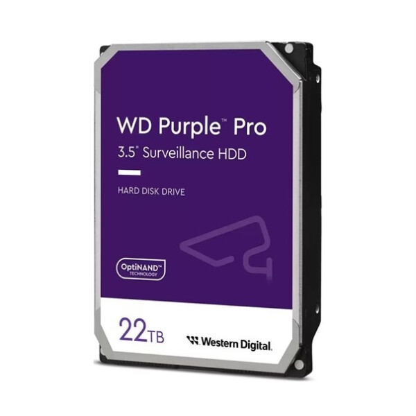 Western Digital Purple Pro Surveillance 18TB HDD Σκληρός Δίσκος 3.5 SATA III 7200rpm με 512MB Cache για Καταγραφικό Κωδικός WD221PURP
