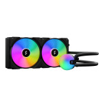 Fractal Design Lumen S28 RGB v2 Υδρόψυξη Επεξεργαστή Διπλού Ανεμιστήρα 140mm για Socket AM4/AM5/1700/1200/115x