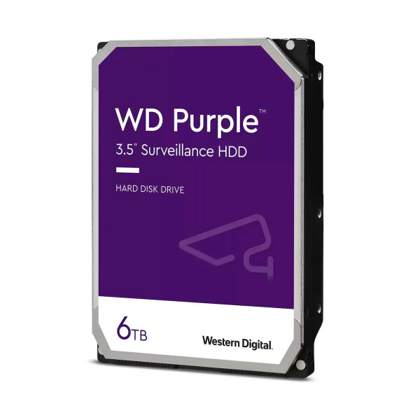 Western Digital Purple 6TB HDD Σκληρός Δίσκος 3.5 SATA III 5400rpm με 256MB Cache για Καταγραφικό Κωδικός WD64PURZ