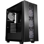 Chieftec Hunter 2 Gaming Midi Tower Κουτί Υπολογιστή με Πλαϊνό Παράθυρο και RGB Φωτισμό Μαύρο