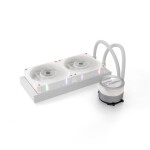 Valkyrie Dragonfang 240 ARGB Υδρόψυξη Επεξεργαστή Διπλού Ανεμιστήρα 120mm για Socket AM4/AM5/1700/1200/115x Λευκή