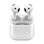 Apple AirPods 4 Earbud Bluetooth Handsfree Ακουστικά με Αντοχή στον Ιδρώτα και Θήκη Φόρτισης Λευκά