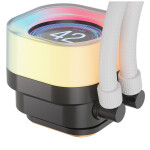 Corsair iCUE Link Titan RX RGB LCD Υδρόψυξη Επεξεργαστή Διπλού Ανεμιστήρα 120mm για Socket AM4/AM5/1700 Λευκή