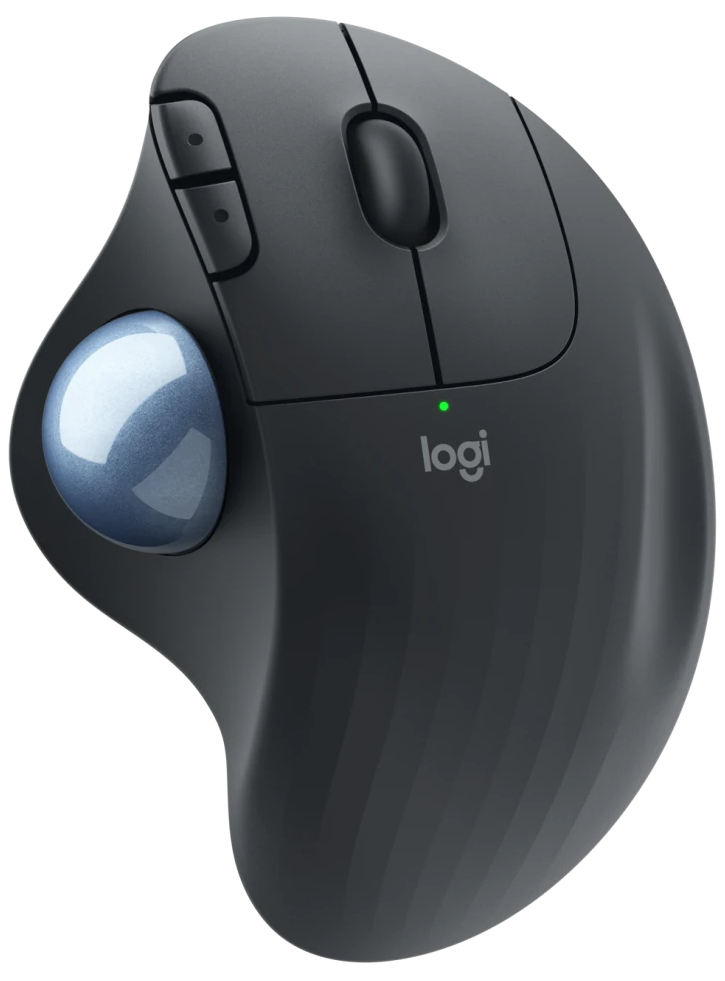 Logitech Ergo M575S Ασύρματο Bluetooth Ποντίκι με Trackball Graphite