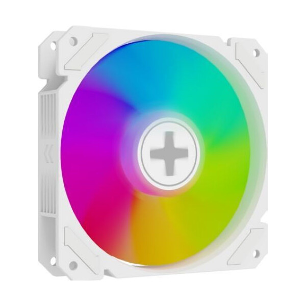 Xilence XF066 Case Fan 120mm με ARGB Φωτισμό και Σύνδεση 4-Pin PWM Λευκό
