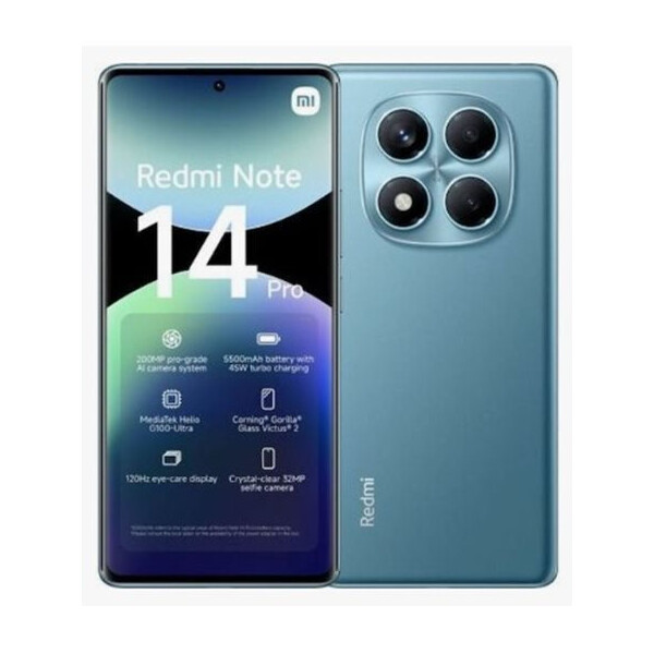Xiaomi Redmi Note 14 Pro 4G NFC Dual SIM 12/512GB Ocean Blue