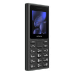 Nokia 105 2024 Dual SIM Κινητό με Κουμπιά Αγγλικό Μενού Μαύρο