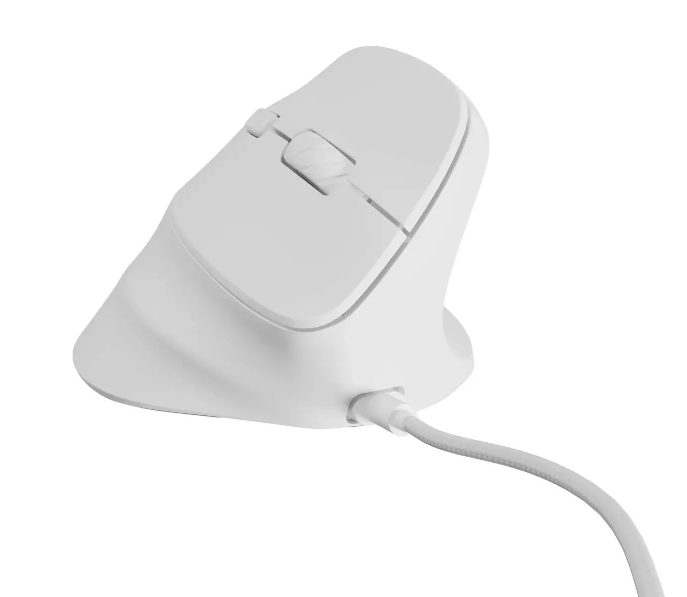 Natec Crake 2 Pro Ενσύρματο Εργονομικό Ποντίκι Λευκό