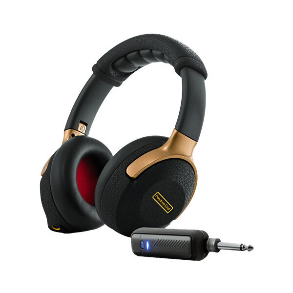 Positive Ασύρματα Bluetooth Over Ear Ακουστικά Μαύρα