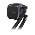 LC-Power Jet Flow Υδρόψυξη Επεξεργαστή Τριπλού Ανεμιστήρα 120mm για Socket AM4/AM5/1700/1200/115x