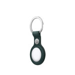 Apple Finewoven Key Ring Θήκη Δερμάτινη για AirTag Dark Green