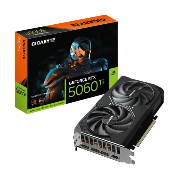 Gigabyte GeForce RTX 5060 Ti 8GB GDDR7 EAGLE MAX OC Κάρτα Γραφικών Κωδικός GV-N506TEAGLEMAX OC-8GD