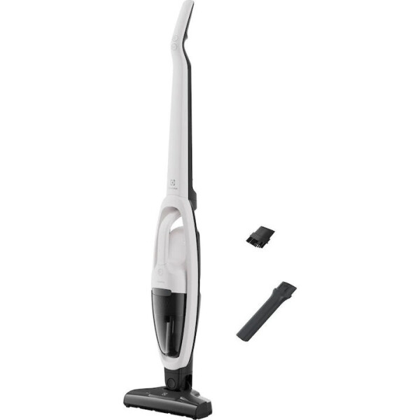 Electrolux Επαναφορτιζόμενη Σκούπα Stick 18V Λευκή ES31CB18SH