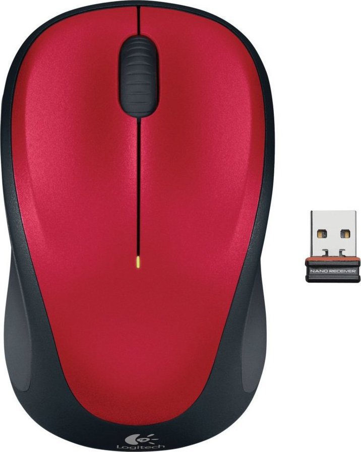 Logitech M235 Ασύρματο Mini Ποντίκι Κόκκινο